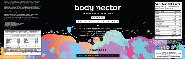 Whey Protein Isolate - Chocolate