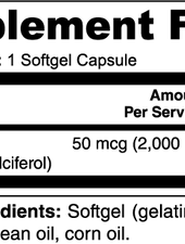Vitamin D3 2,000 IU